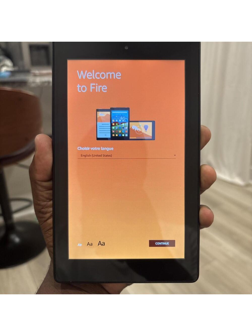 Amazon Fire Tablet 7th Gen SR043KL Factory reset WORKS NEEDS POWER CORD